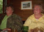 Marshall and Ann at dinner in Old Forge.